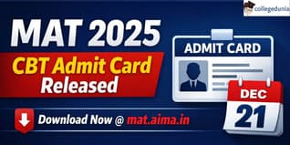 MAT 2025 CBT Admit Card Out @mat.aima.in; Exam on December 21